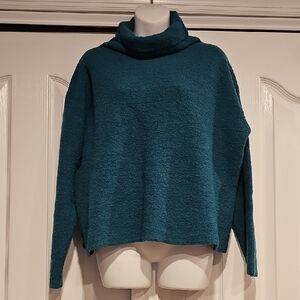 Eileen Fisher Wool Cowl Neck Sweater Sz XL EUC